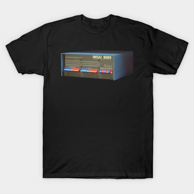 WarGames - David Lightman's IMSAI Computer T-Shirt by RetroZest